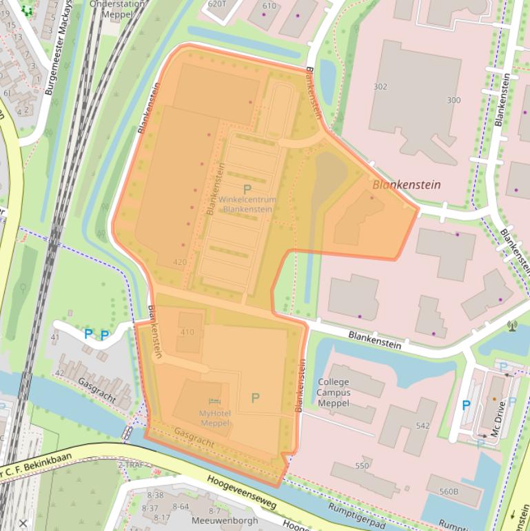 Kaart van postcodegebied 7943PH.