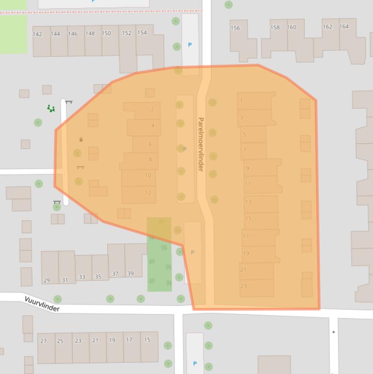 Kaart van postcodegebied 7943RJ.