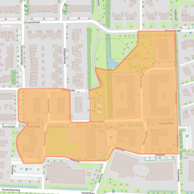 Kaart van postcodegebied 7943RX.