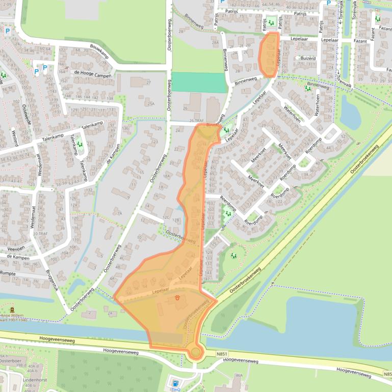 Kaart van postcodegebied 7943SH.