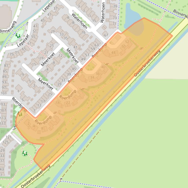 Kaart van postcodegebied 7943SM.
