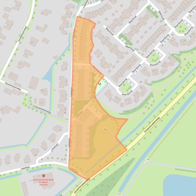 Kaart van postcodegebied 7943SR.