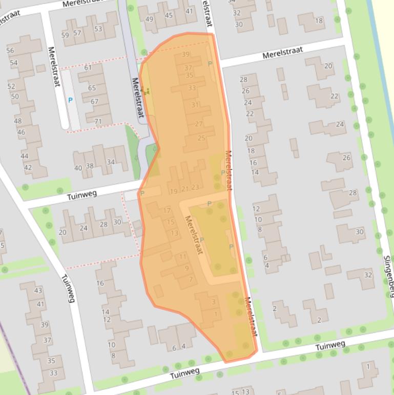 Kaart van postcodegebied 7944AG.