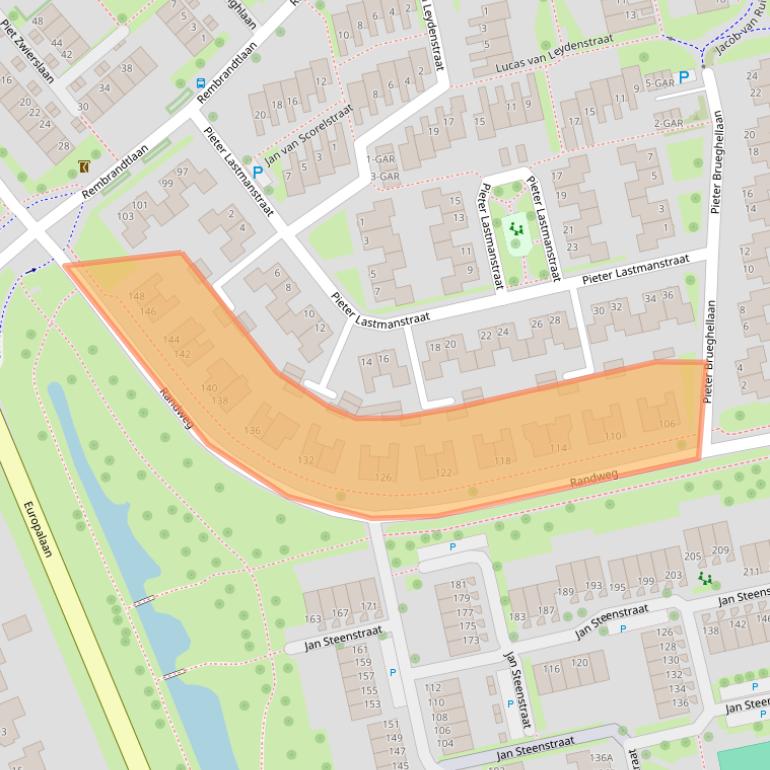 Kaart van postcodegebied 7944BP.