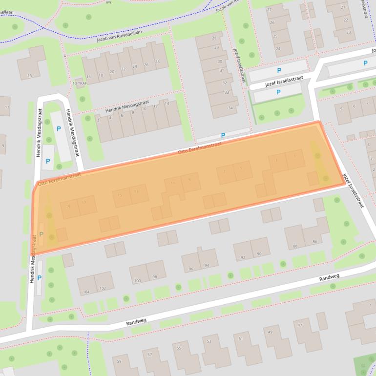 Kaart van postcodegebied 7944CC.