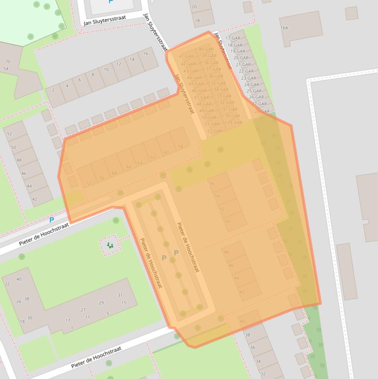 Kaart van postcodegebied 7944CV.