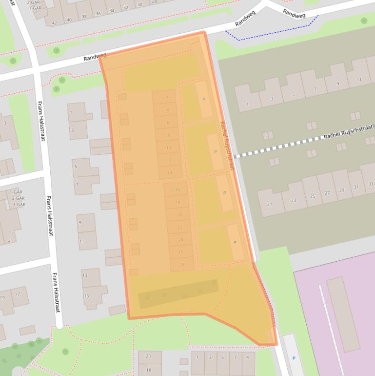 Kaart van postcodegebied 7944DB.