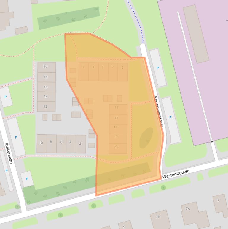 Kaart van postcodegebied 7944DC.