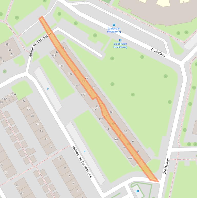 Kaart van postcodegebied 7944EC.