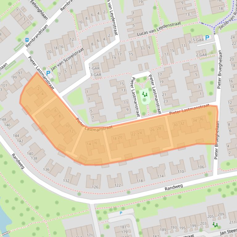 Kaart van postcodegebied 7944GD.