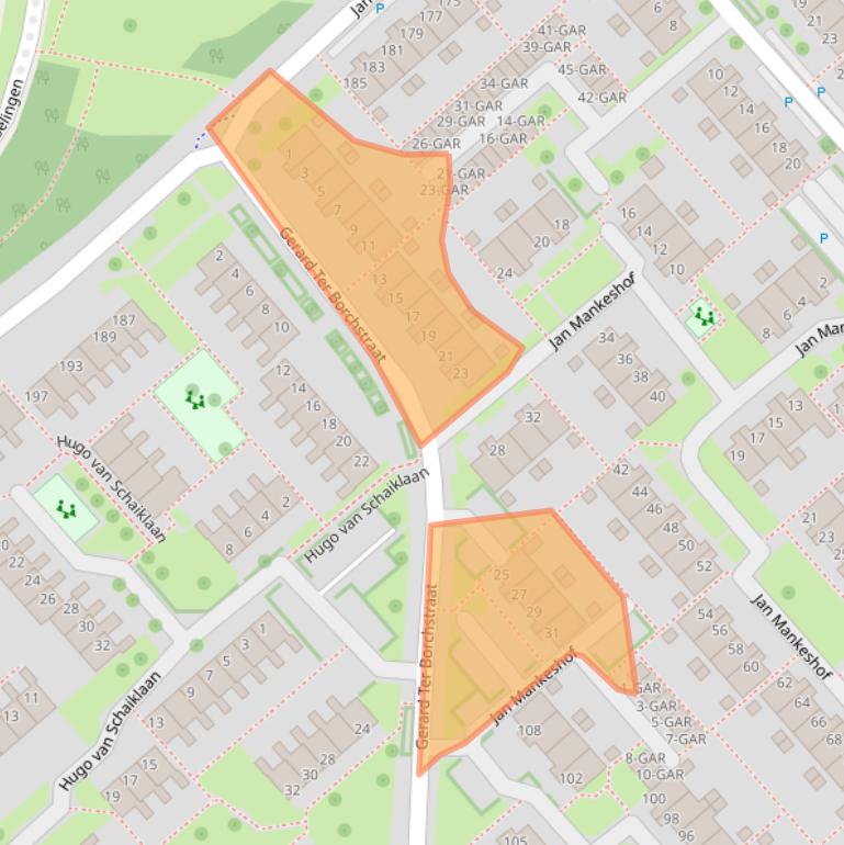 Kaart van postcodegebied 7944GL.