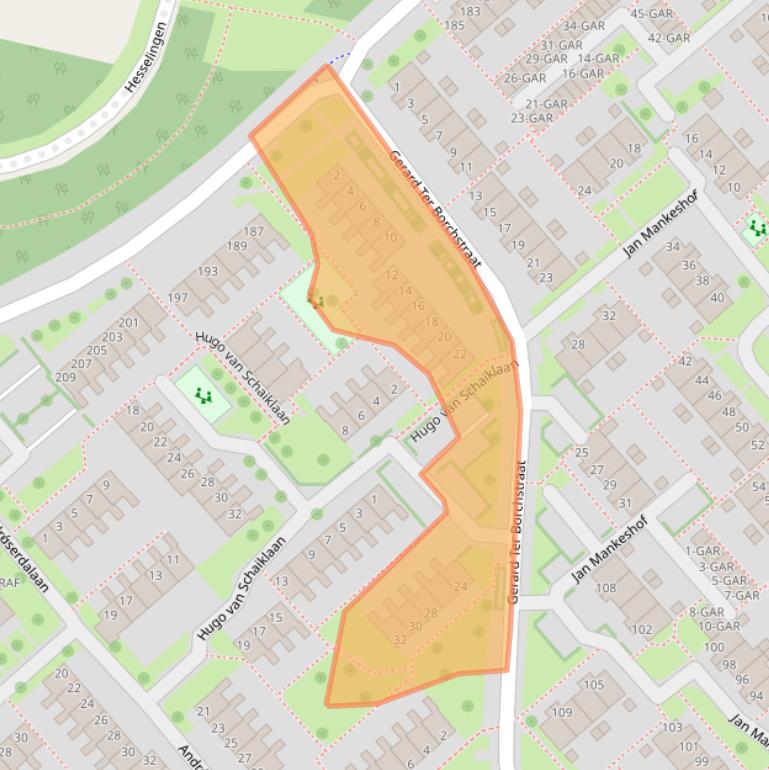 Kaart van postcodegebied 7944GN.