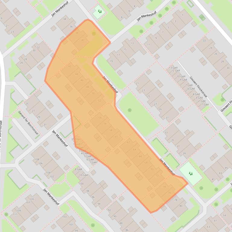 Kaart van postcodegebied 7944GW.