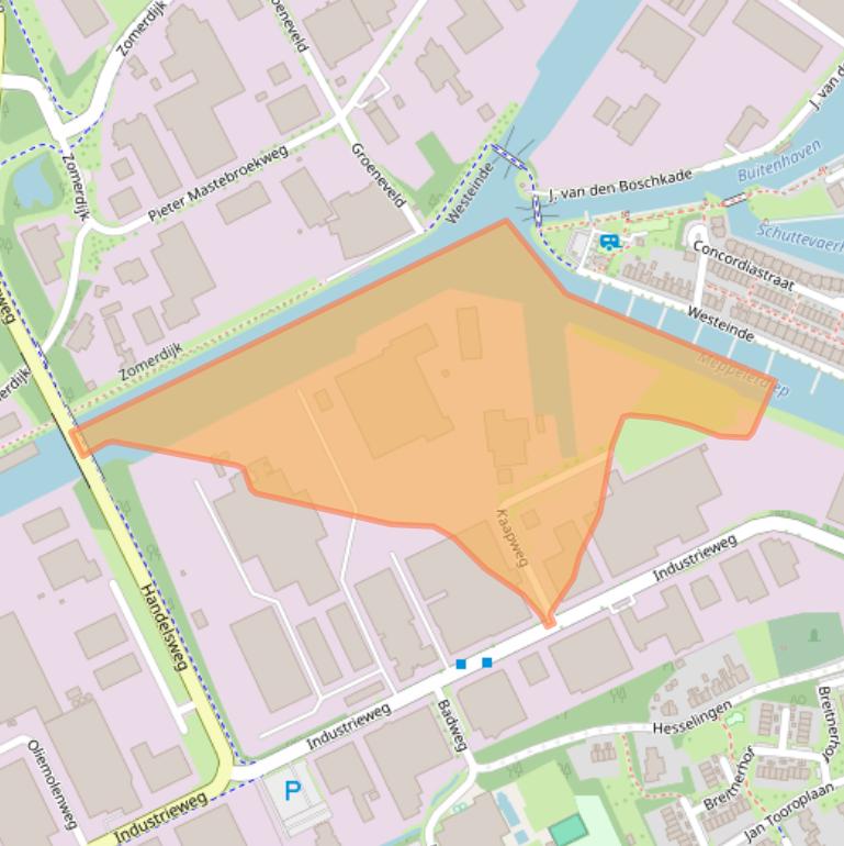 Kaart van postcodegebied 7944HV.