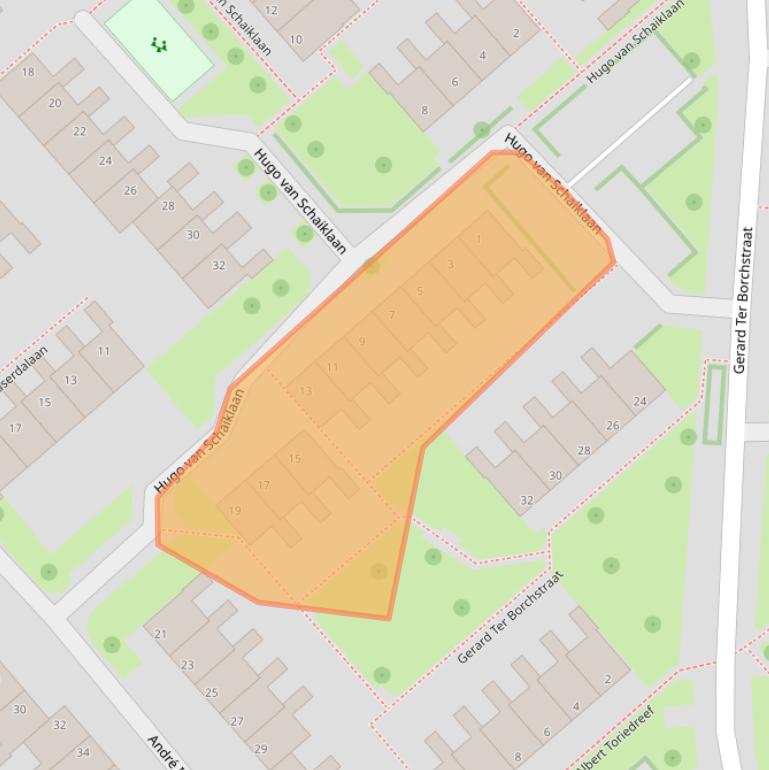 Kaart van postcodegebied 7944KA.