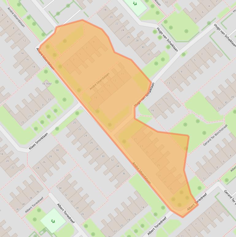 Kaart van postcodegebied 7944KC.