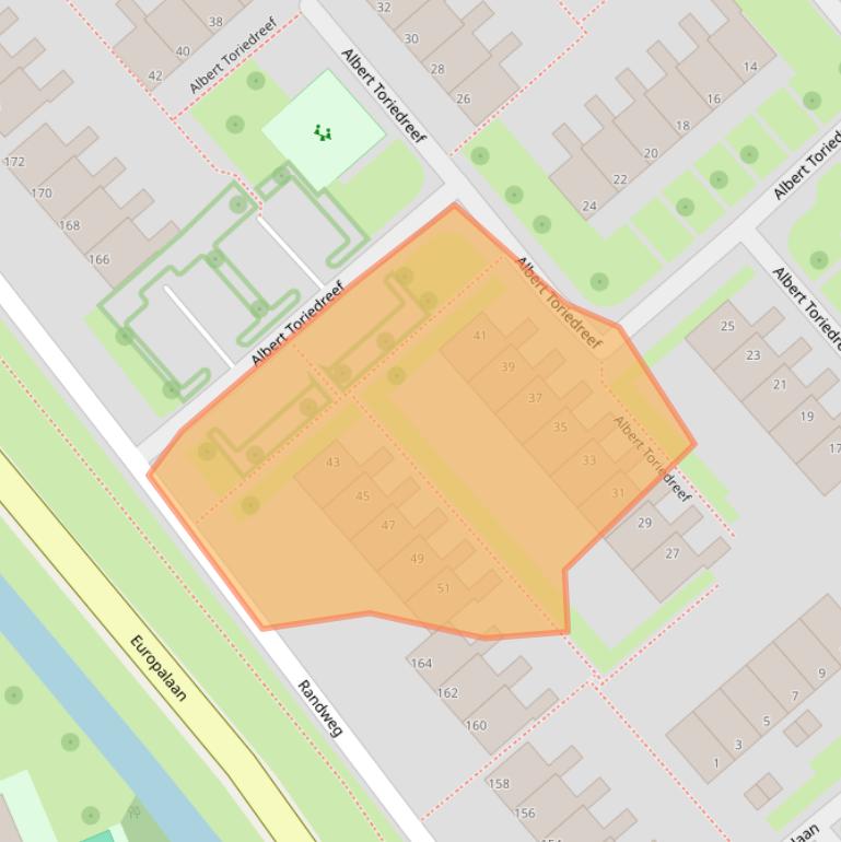 Kaart van postcodegebied 7944KJ.