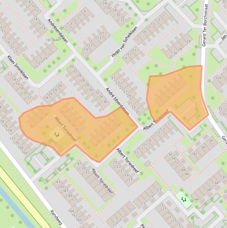 Kaart van postcodegebied 7944KK.