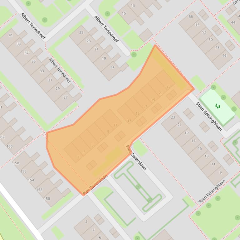 Kaart van postcodegebied 7944KL.