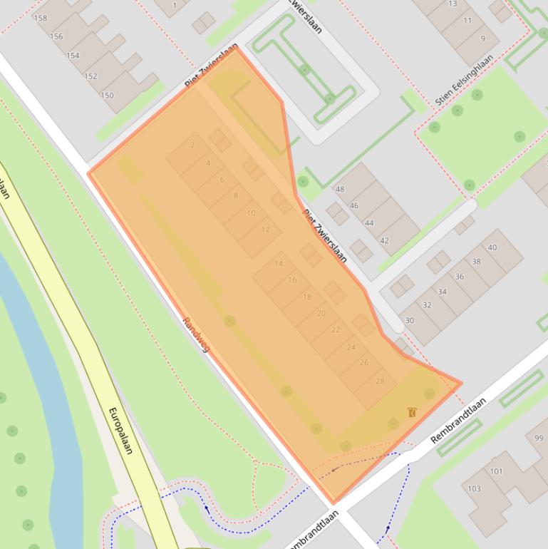 Kaart van postcodegebied 7944KM.