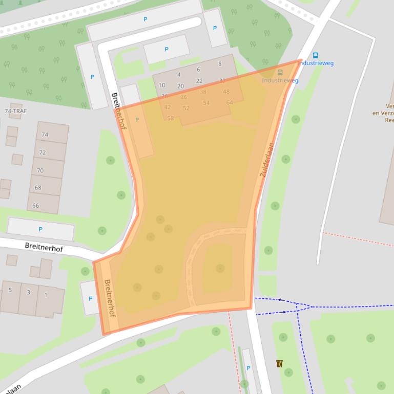 Kaart van postcodegebied 7944LB.