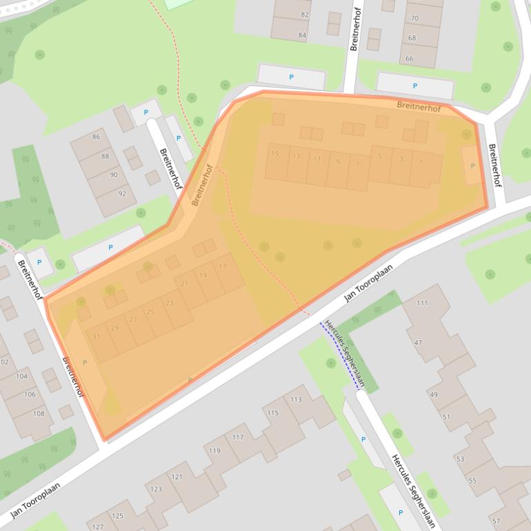 Kaart van postcodegebied 7944LD.