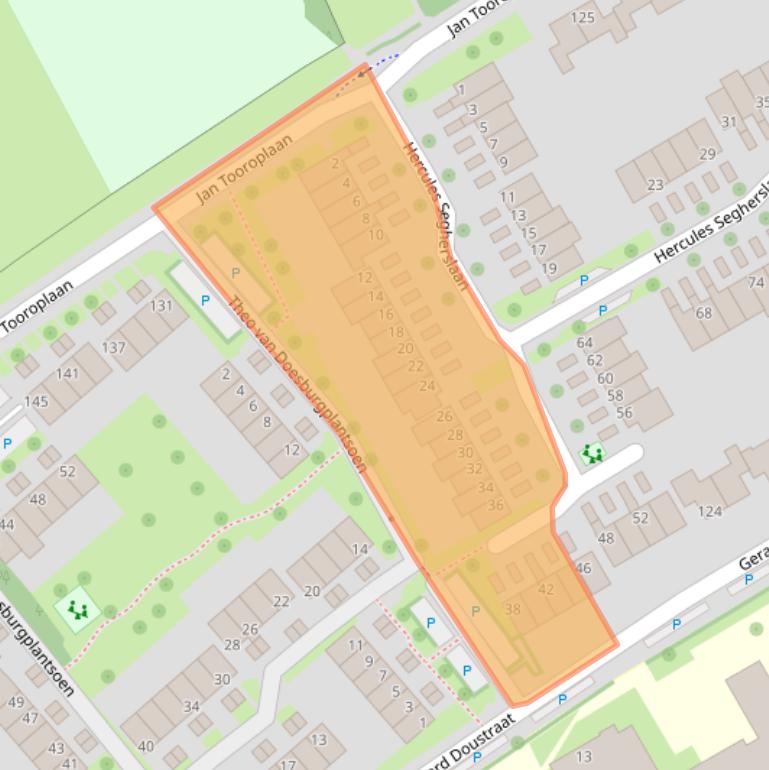 Kaart van postcodegebied 7944LE.