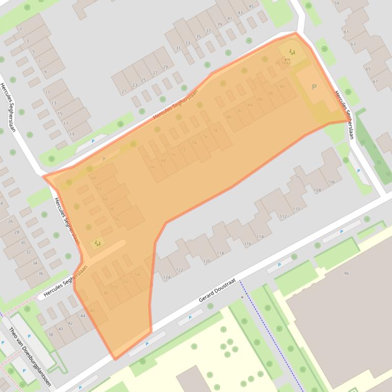 Kaart van postcodegebied 7944LG.