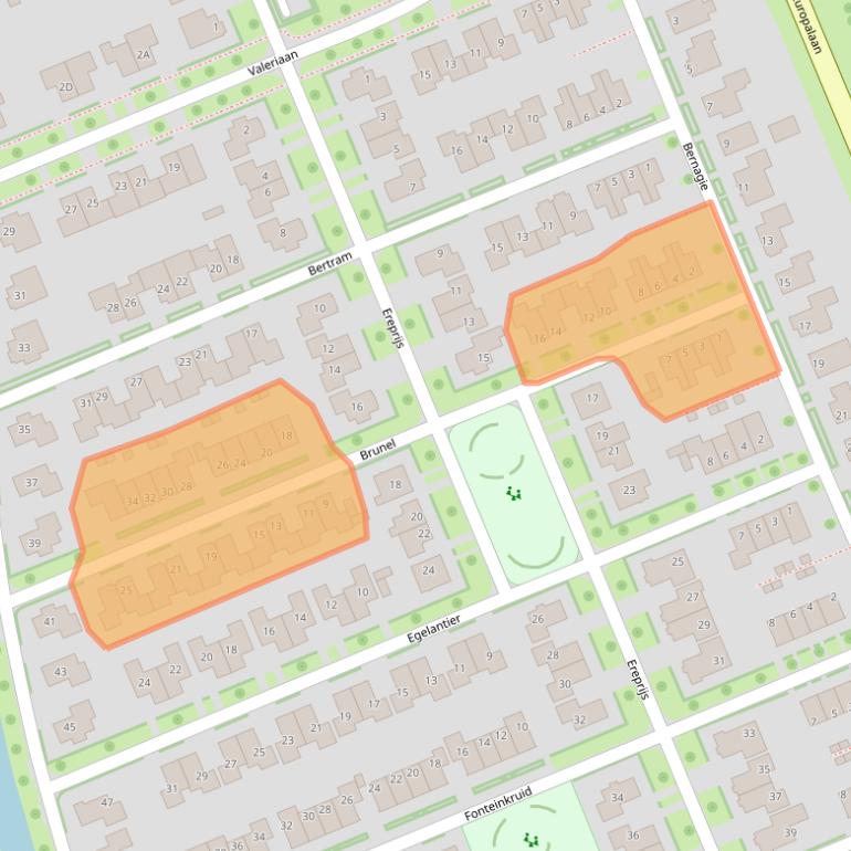 Kaart van postcodegebied 7944NN.