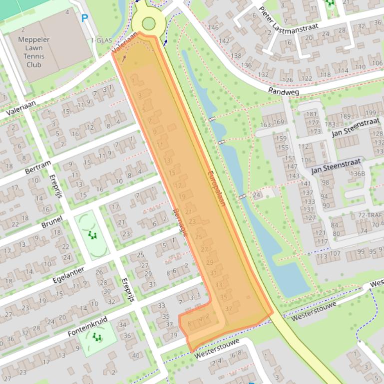 Kaart van postcodegebied 7944NP.