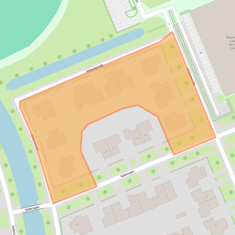 Kaart van postcodegebied 7944NT.