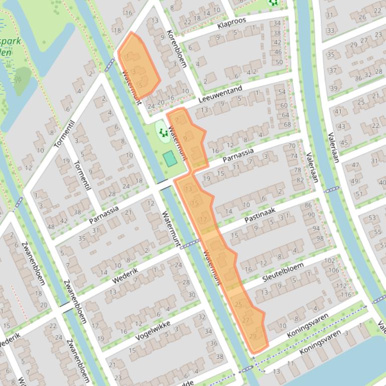 Kaart van postcodegebied 7944PJ.