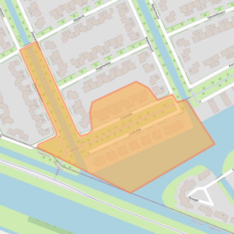 Kaart van postcodegebied 7944PL.