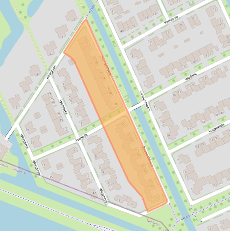 Kaart van postcodegebied 7944PV.