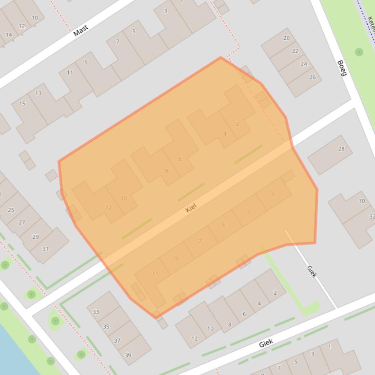 Kaart van postcodegebied 7944RA.