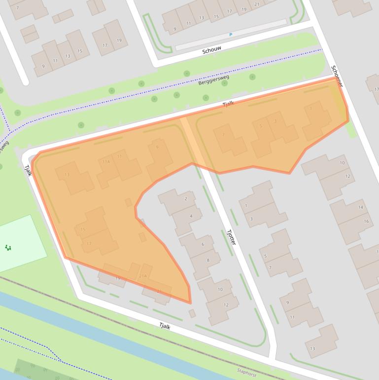 Kaart van postcodegebied 7944RP.