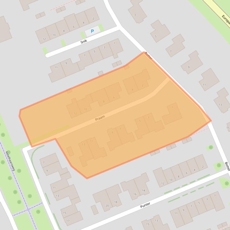 Kaart van postcodegebied 7944SL.