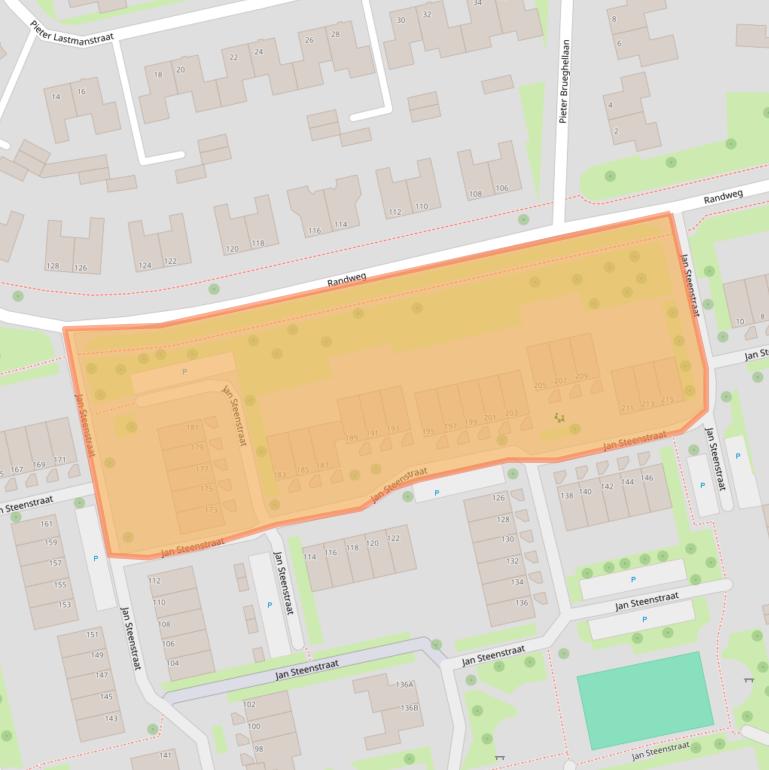 Kaart van postcodegebied 7944TT.