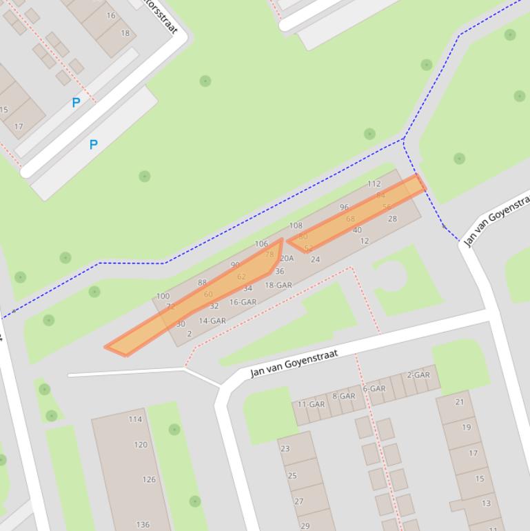 Kaart van postcodegebied 7944VN.