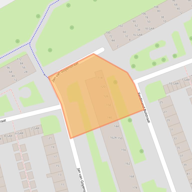 Kaart van postcodegebied 7944VT.