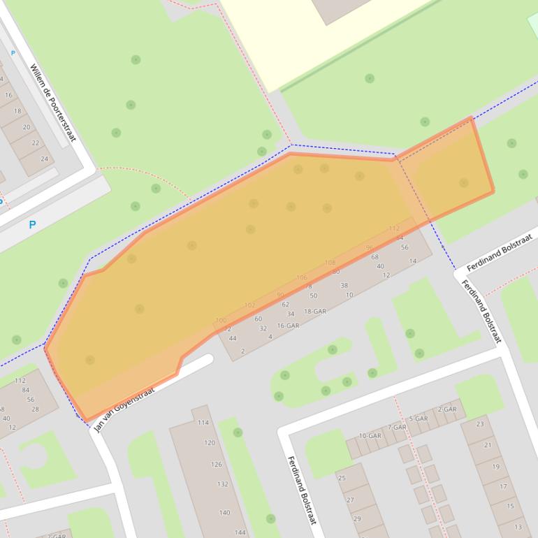 Kaart van postcodegebied 7944VV.