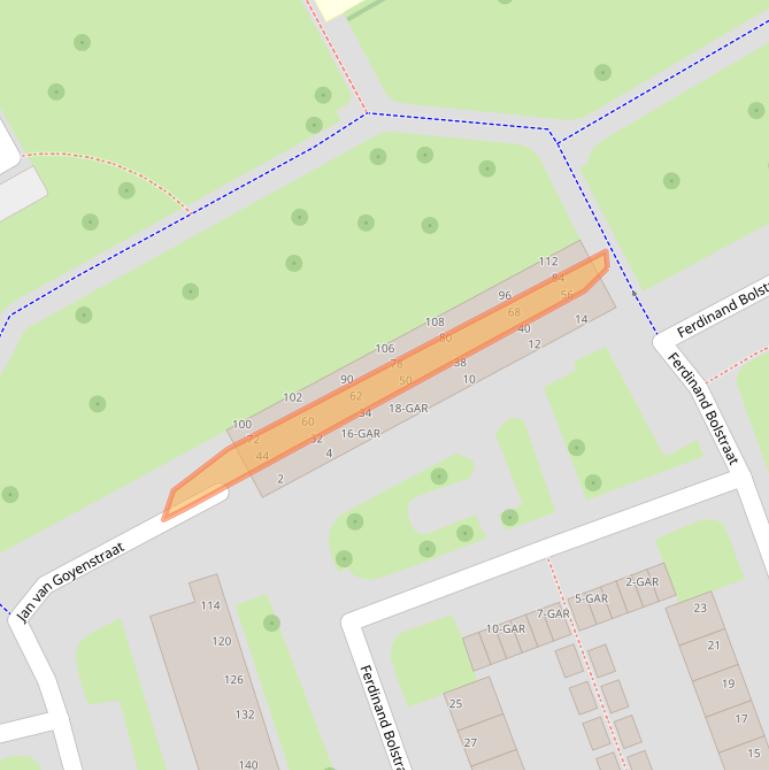 Kaart van postcodegebied 7944VW.