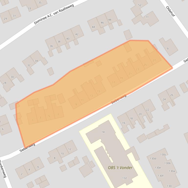 Kaart van postcodegebied 7946AC.