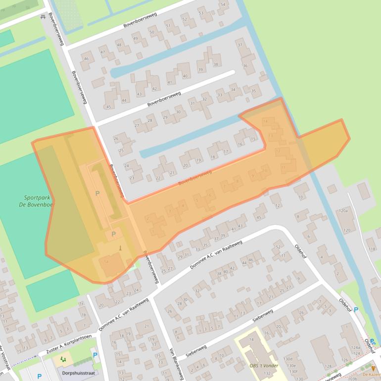 Kaart van postcodegebied 7946AJ.