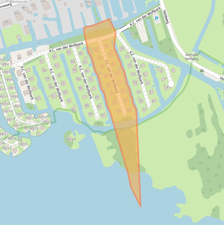 Kaart van postcodegebied 7946AT.