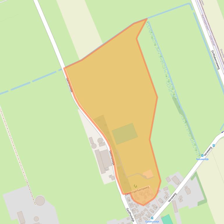 Kaart van postcodegebied 7946KJ.