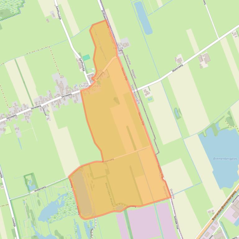 Kaart van postcodegebied 7946LA.