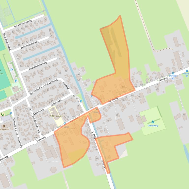 Kaart van postcodegebied 7946LH.