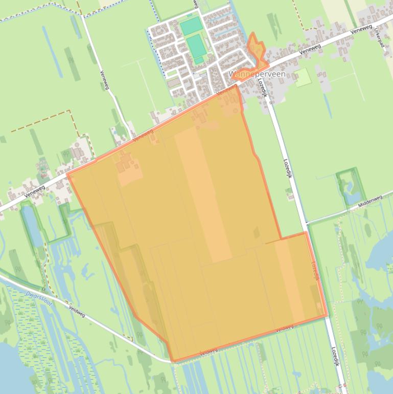 Kaart van postcodegebied 7946LJ.