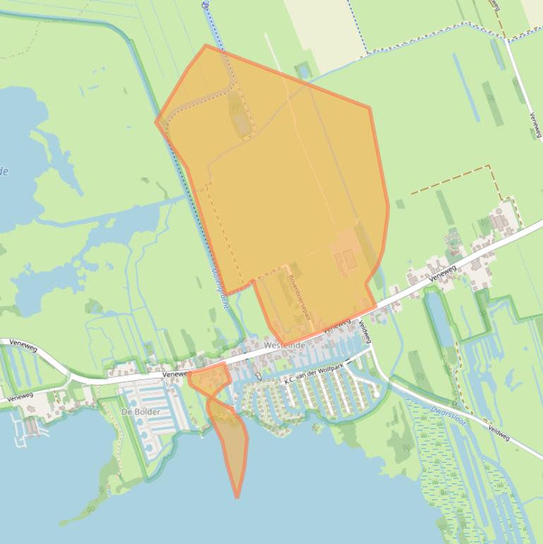 Kaart van postcodegebied 7946LR.